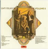 Cream - Live Cream, Volume 2, Back cover