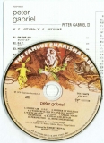 Gabriel, Peter - Peter Gabriel II (aka Scratch), CD, Insert