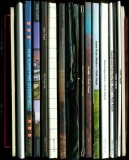 Spines of releases, poster and front and back end cards