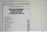 Incredible String Band (The) - Liquid Acrobat As Regards The Air, Inserts