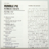 Humble Pie - Street Rats, Lyric book