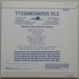 T Rex (Tyrannosaurus Rex) - My people were fair and had sky in their hair... +16, Back cover