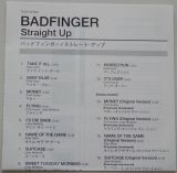Badfinger - Straight Up, Lyric book