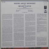 Davis, Miles - 'Round About Midnight, Back cover