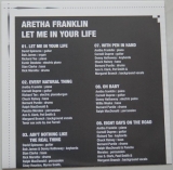 Franklin, Aretha - Let Me In Your Life, Lyric book