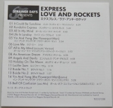 Love And Rockets - Express, Lyric book