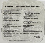 Rundgren, Todd - Wizard,  A True Star, Lyrics booklet