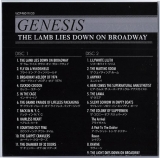 Genesis - THE LAMB LIES DOWN ON BROADWAY, Lyrics Sheet (japanese)