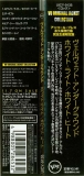 Velvet Underground (The) - White Light/White Heat, VU Original Jacket Collection obi