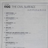 Egg - The Civil Surface, Insert