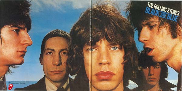 Open gatefold cover, Rolling Stones (The) - Black and Blue