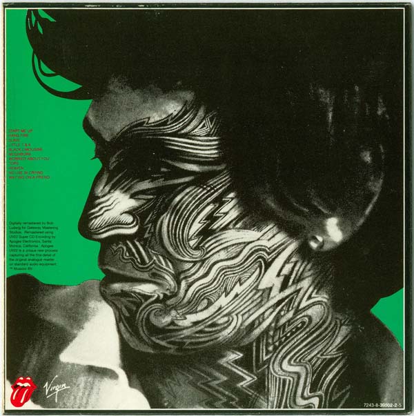Back cover, Rolling Stones (The) - Tattoo You