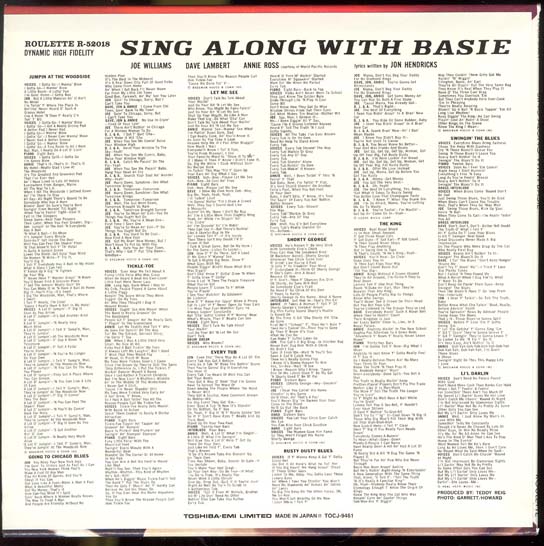 , Basie, Count - Sing Along With Basie