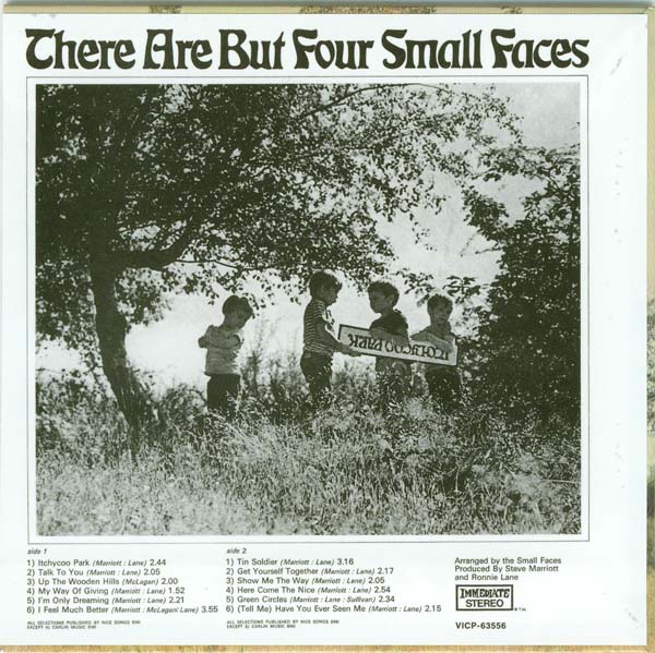 Back cover, Small Faces - There Are But Four Small Faces +7