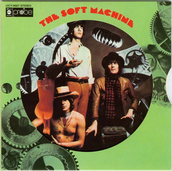 Front cover with the die cut wheel removed, Soft Machine - The Soft Machine