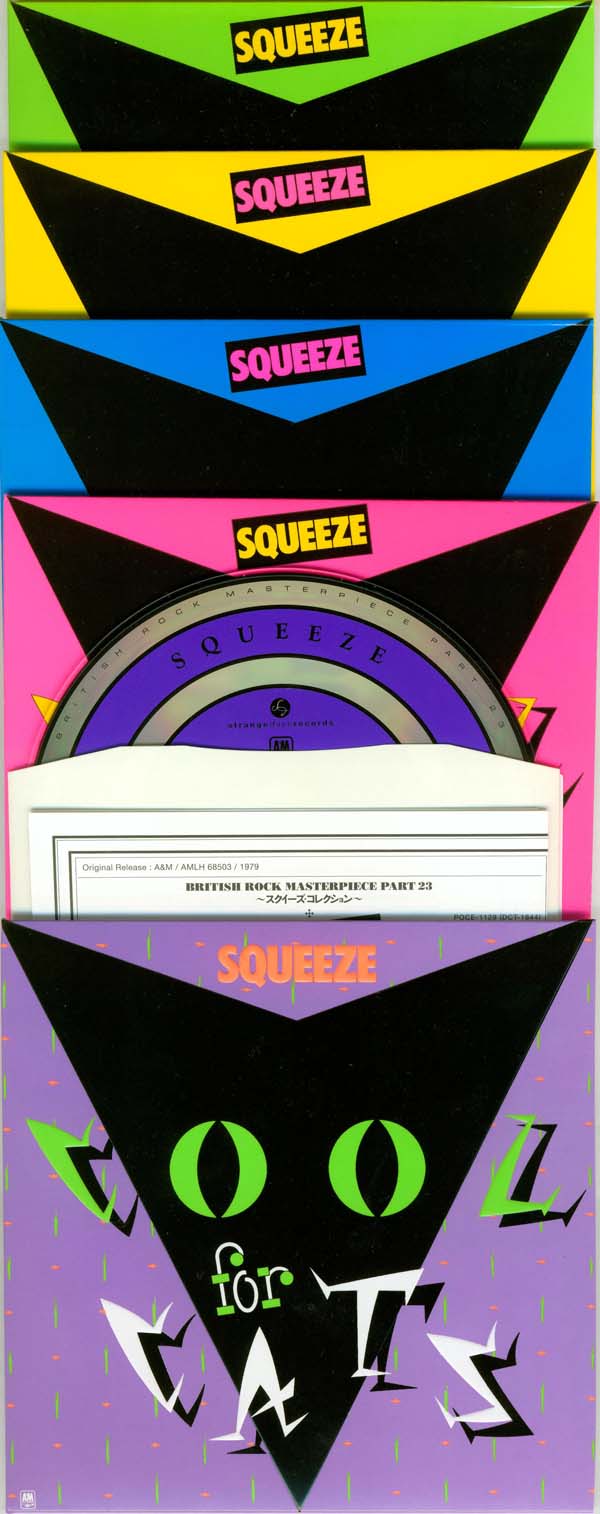 Full package (5 covers, CD and insert), Squeeze - Cool For Cats +7