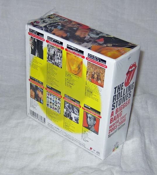 Back of box (with obi), Rolling Stones (The) - Bigger Bang: World Tour 2005-2006 (Box set)