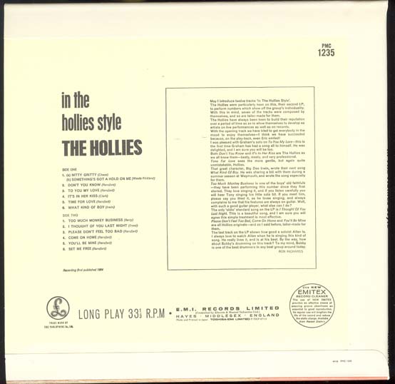 , Hollies (The) - In The Hollies Style (+13)