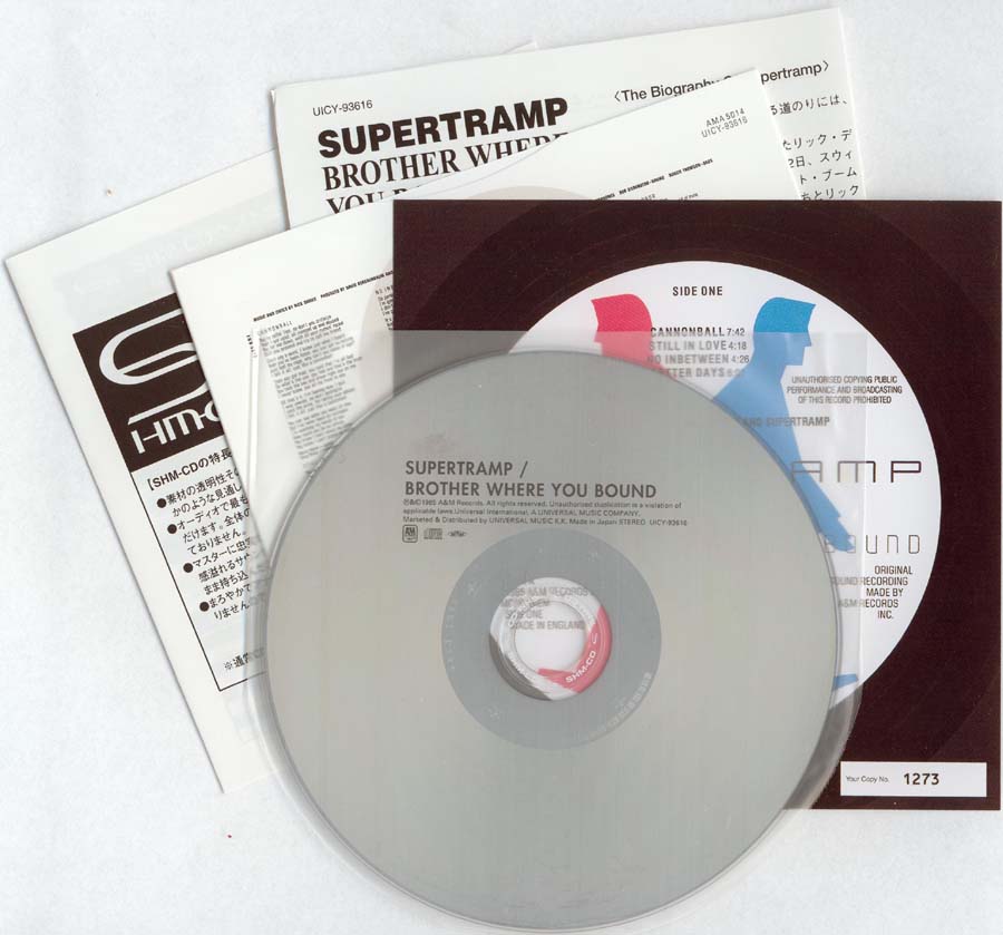 Contents, Supertramp - Brother Where You Bound 