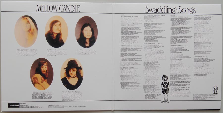 Gatefold open, Mellow Candle - Swaddling Songs