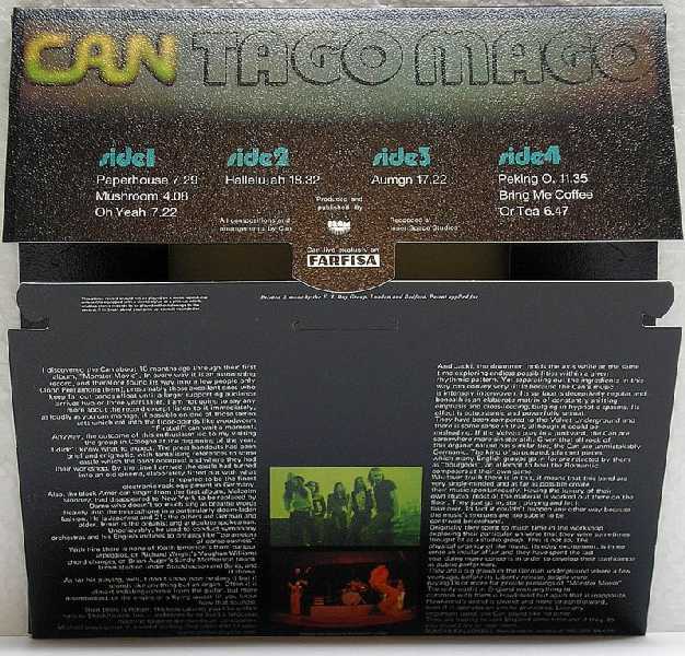 Disk Union Promo Cover. Back side, Can - Tago Mago