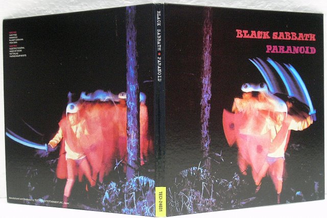 Front Cover, Black Sabbath - Paranoid
