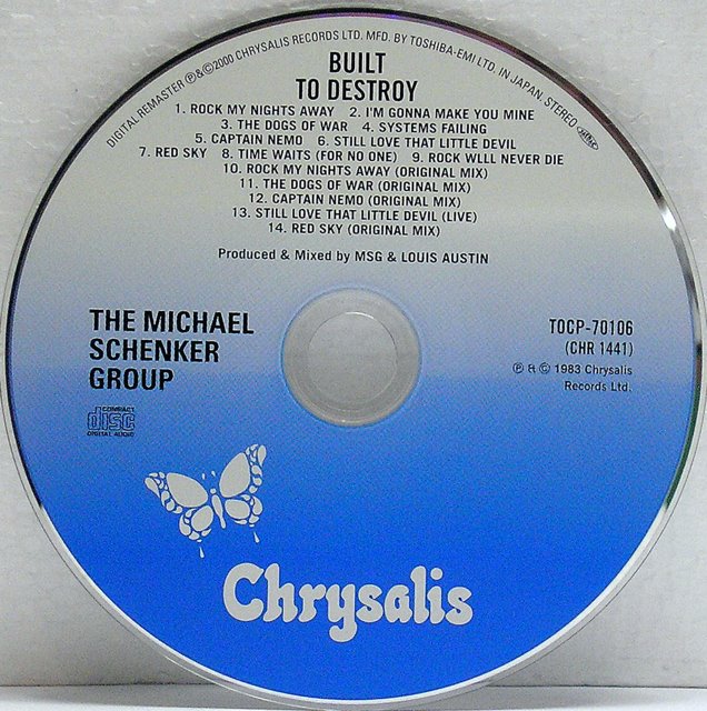 CD, Michael Schenker Group - Built To Destroy (+5)