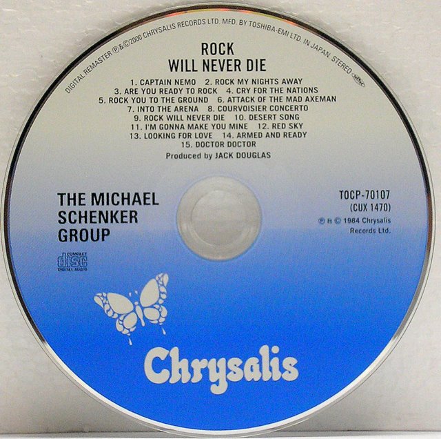 CD, Michael Schenker Group - Rock Will Never Die (+6)