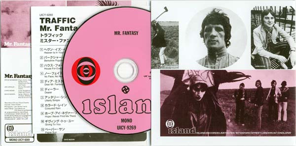 Inside gatefold with CD and insert, Traffic - Mr Fantasy +5
