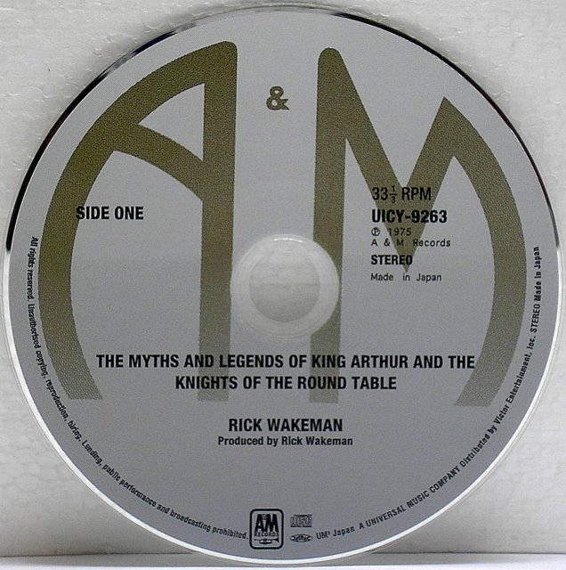 CD, Wakeman, Rick - Myths and Legends Of King Arthur and The Knights Of The Round Table