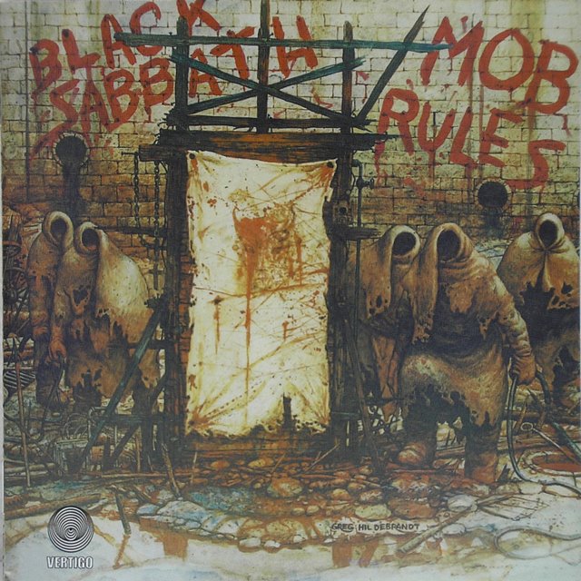 English Booklet, Black Sabbath - Mob Rules