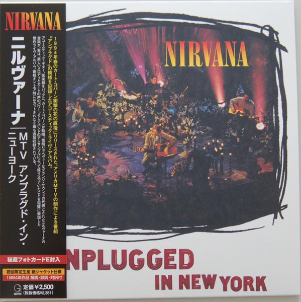 Front cover with obi, Nirvana - MTV Unplugged In New York