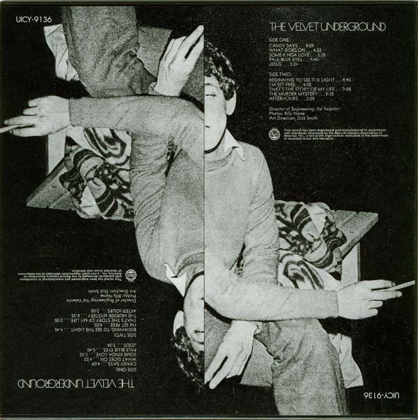Back cover, Velvet Underground (The) - The Velvet Underground