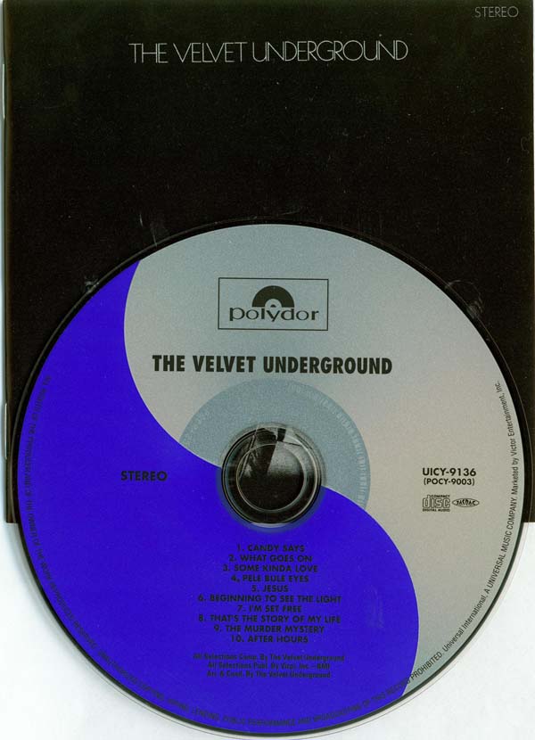 CD and insert, Velvet Underground (The) - The Velvet Underground