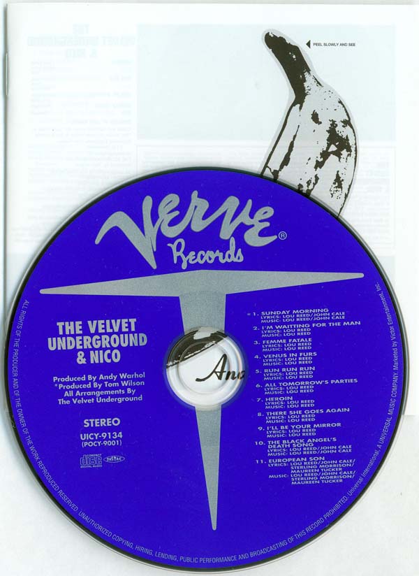 CD and booklet, Velvet Underground (The) - The Velvet Underground & Nico