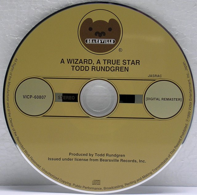 CD, Rundgren, Todd - Wizard: A True Star