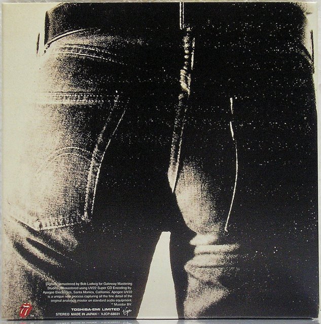 Back  Cover, Rolling Stones (The) - Sticky Fingers