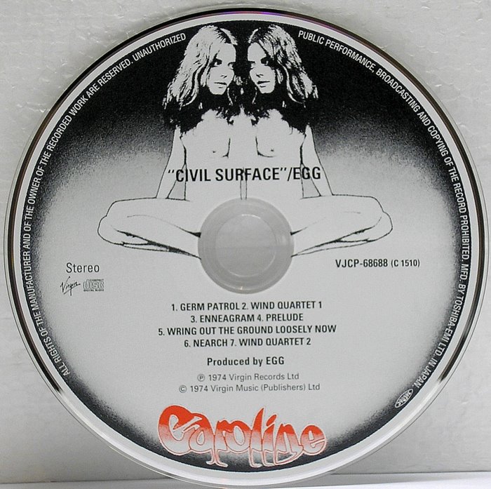 CD, Egg - The Civil Surface