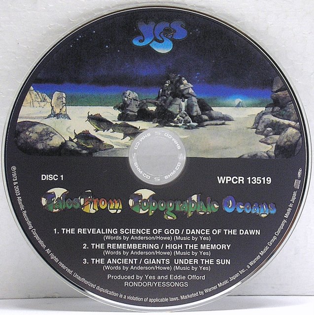 CD1, Yes - Tales From Topographic Oceans (+2)