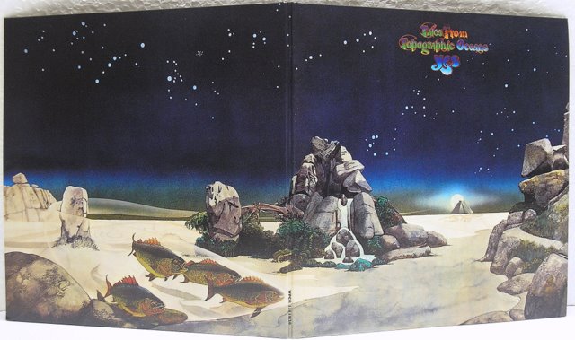 Gatefold cover view, Yes - Tales From Topographic Oceans (+2)